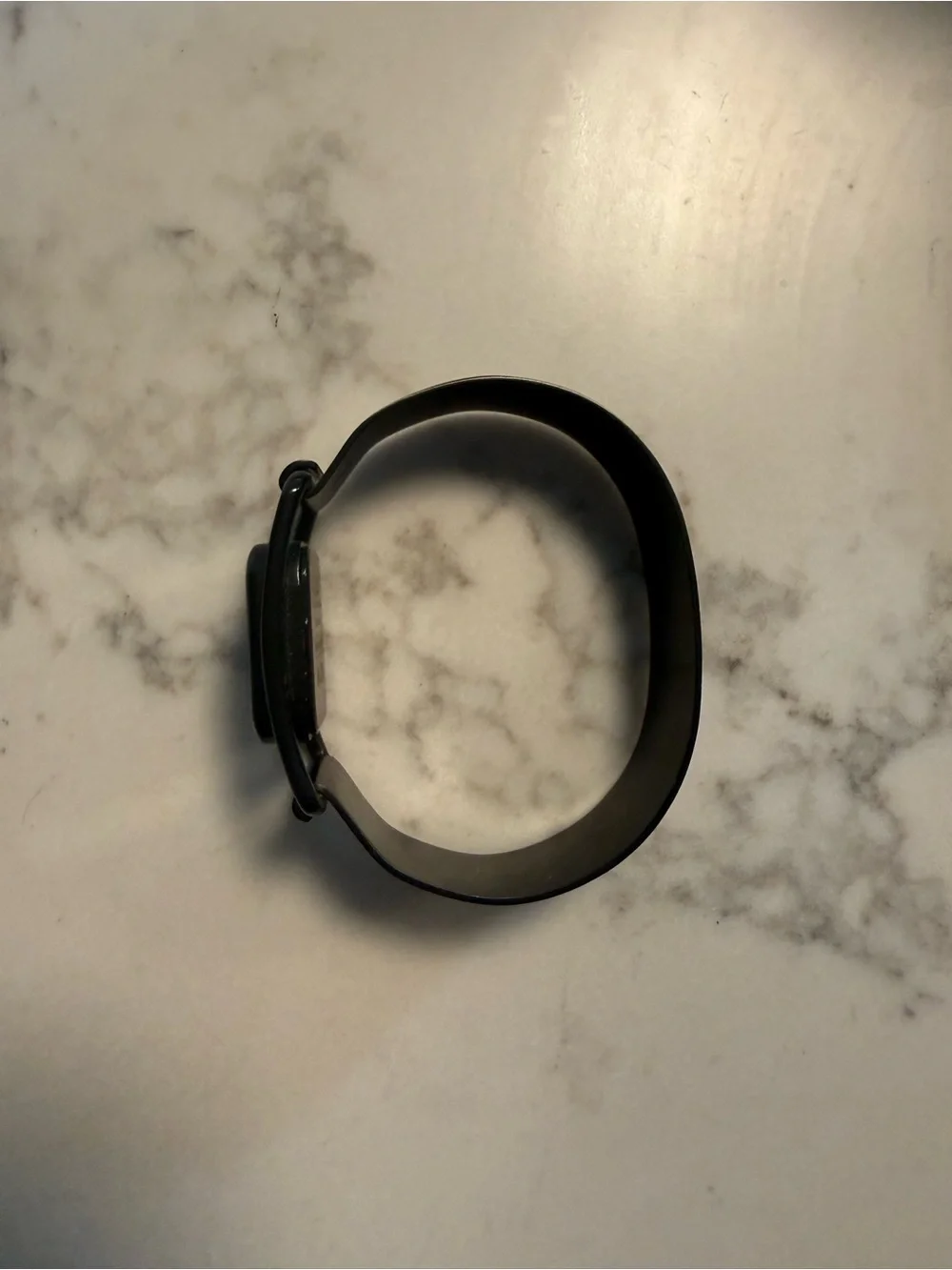 Nixon Black Square Dial Watch with Red Second Hand
